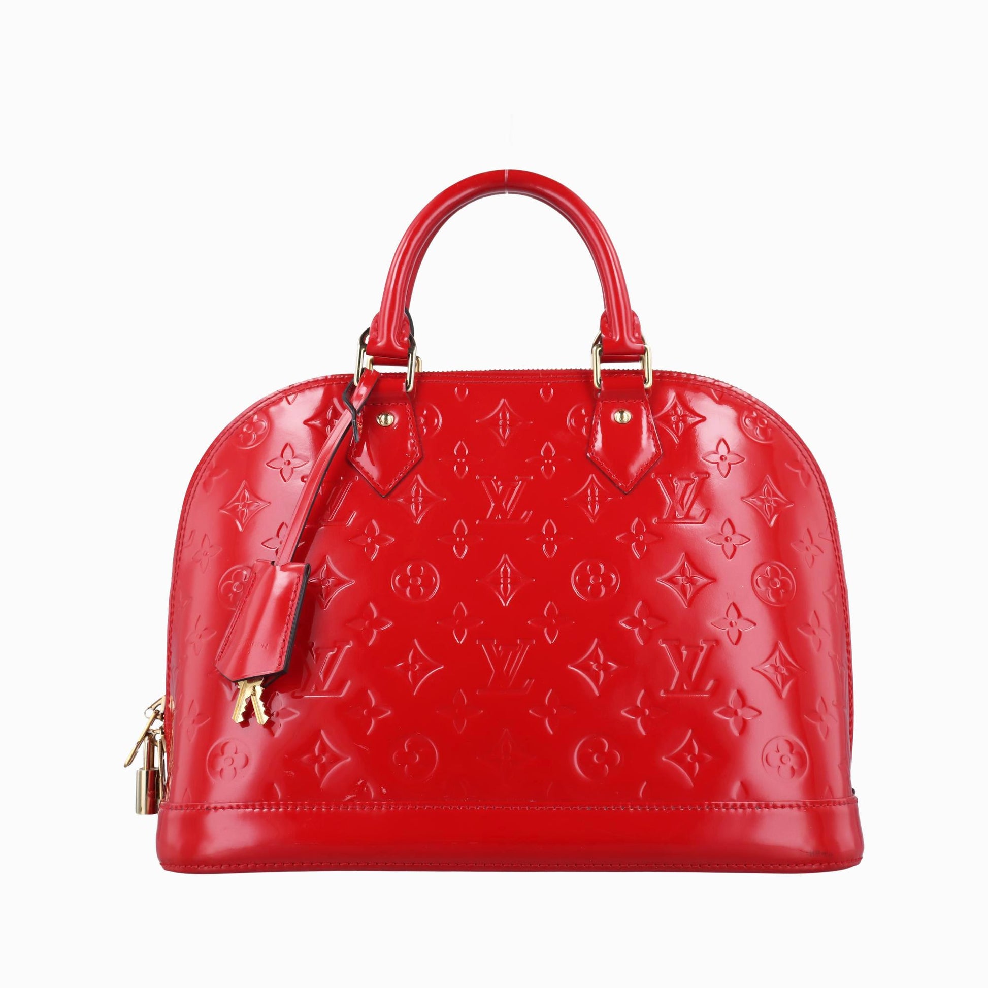 ルイヴィトン Louis Vuitton ハンドバッグ レディース アルマPM ポムダムール ヴェルニ M90096 FL2115