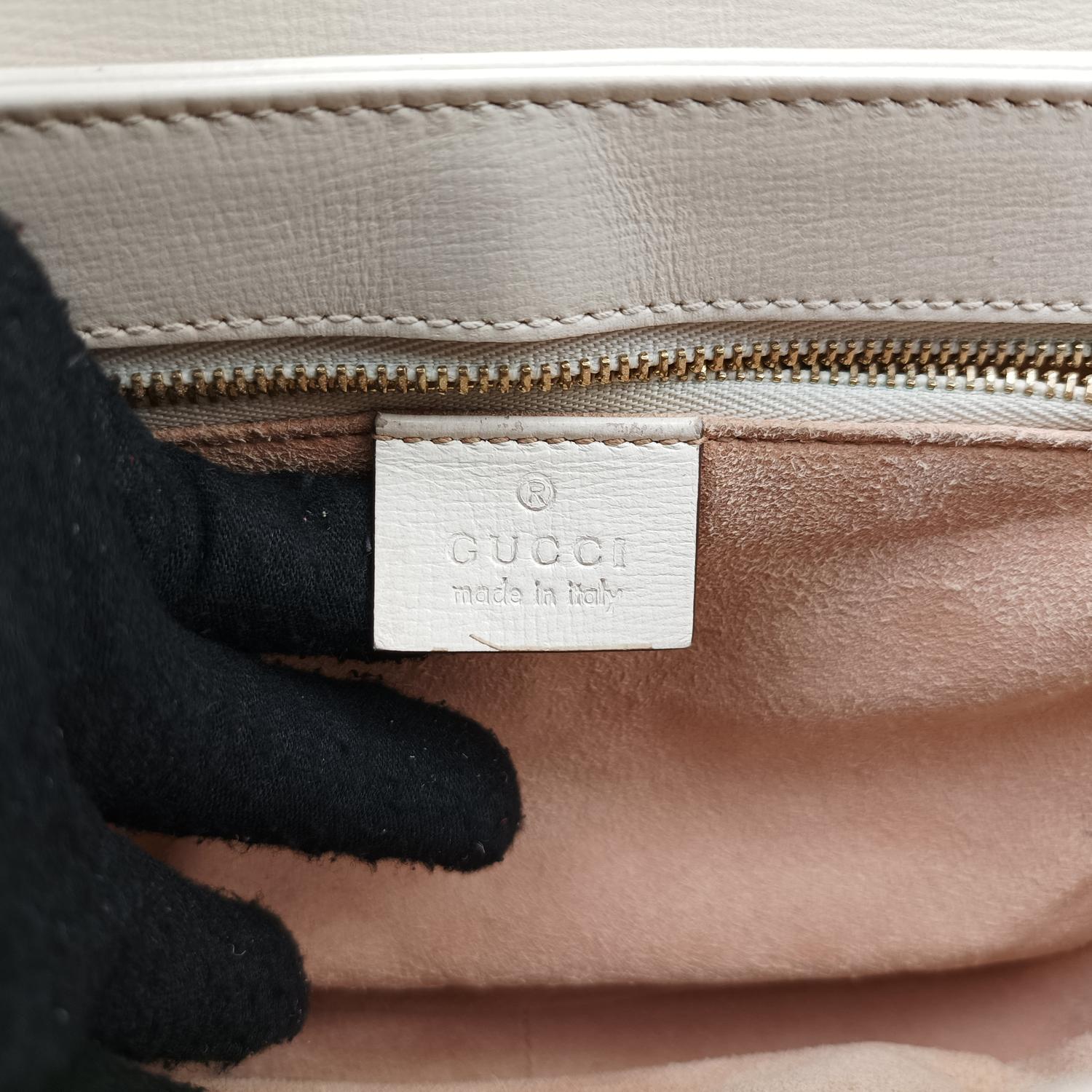 グッチ Gucci ショルダーバッグ レディース ホースビット 1955 ホワイト レザー B030992187