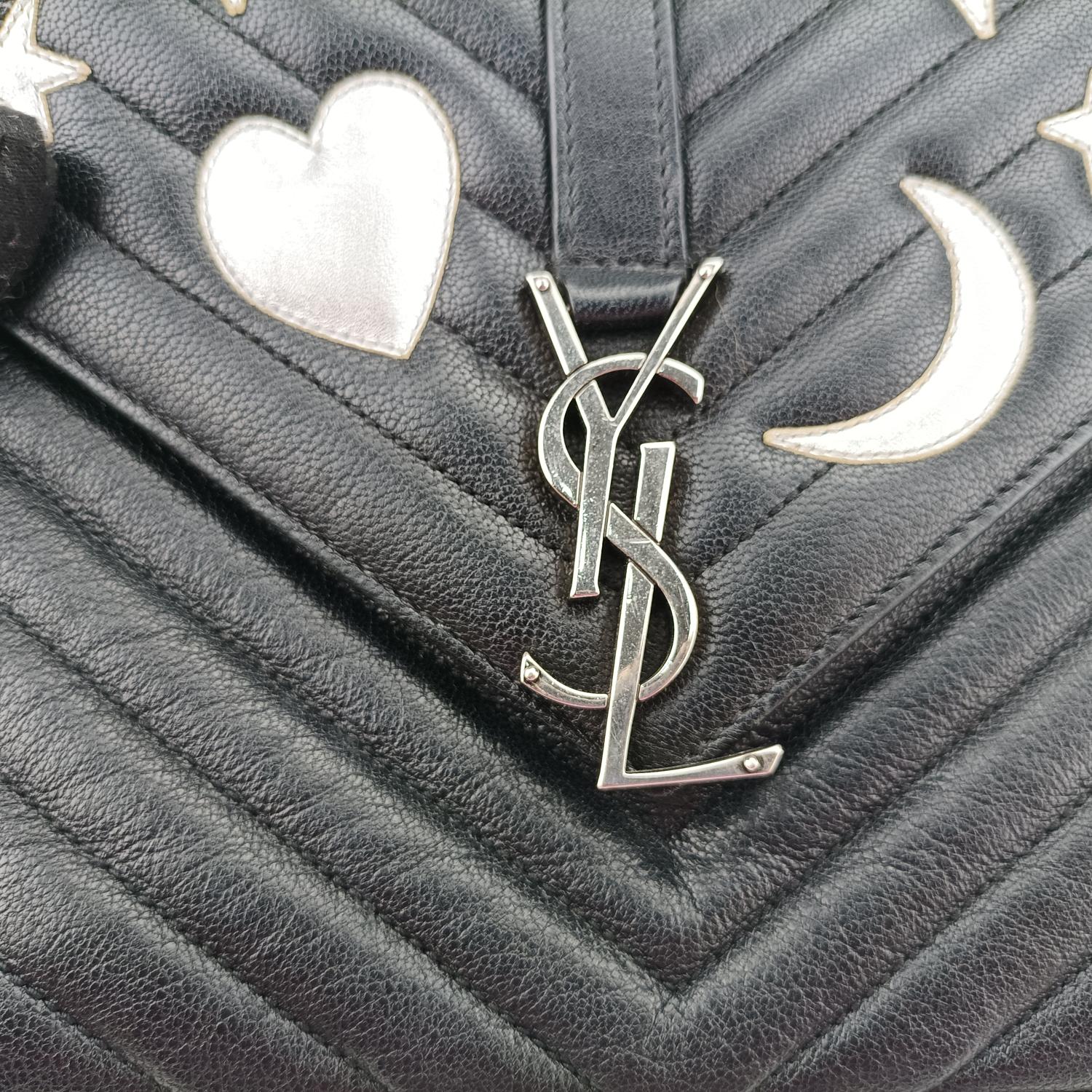 イヴサンローラン Yves saint Laurent ショルダーバッグ レディース カレッジ ブラック レザー GUE428056.0916