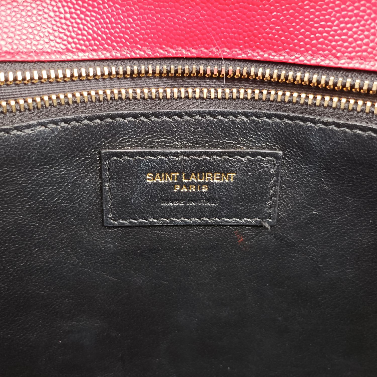 イヴサンローラン Yves saint Laurent ショルダーバッグ レディース カサンドラ レッド キャビアスキン ARS532750.0120