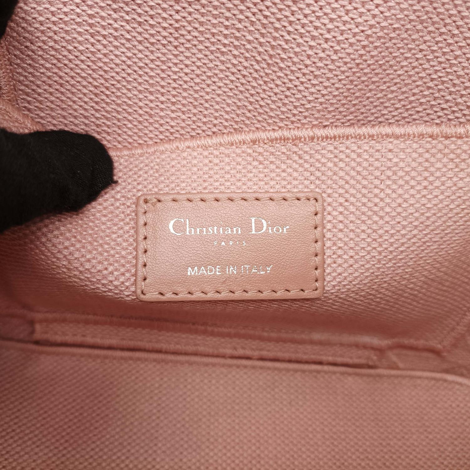 クリスチャンディオール Christian Dior ポーチ/バニティ レディース トラベル ヴァニティ ピンク キャンバス 50-MA-0210