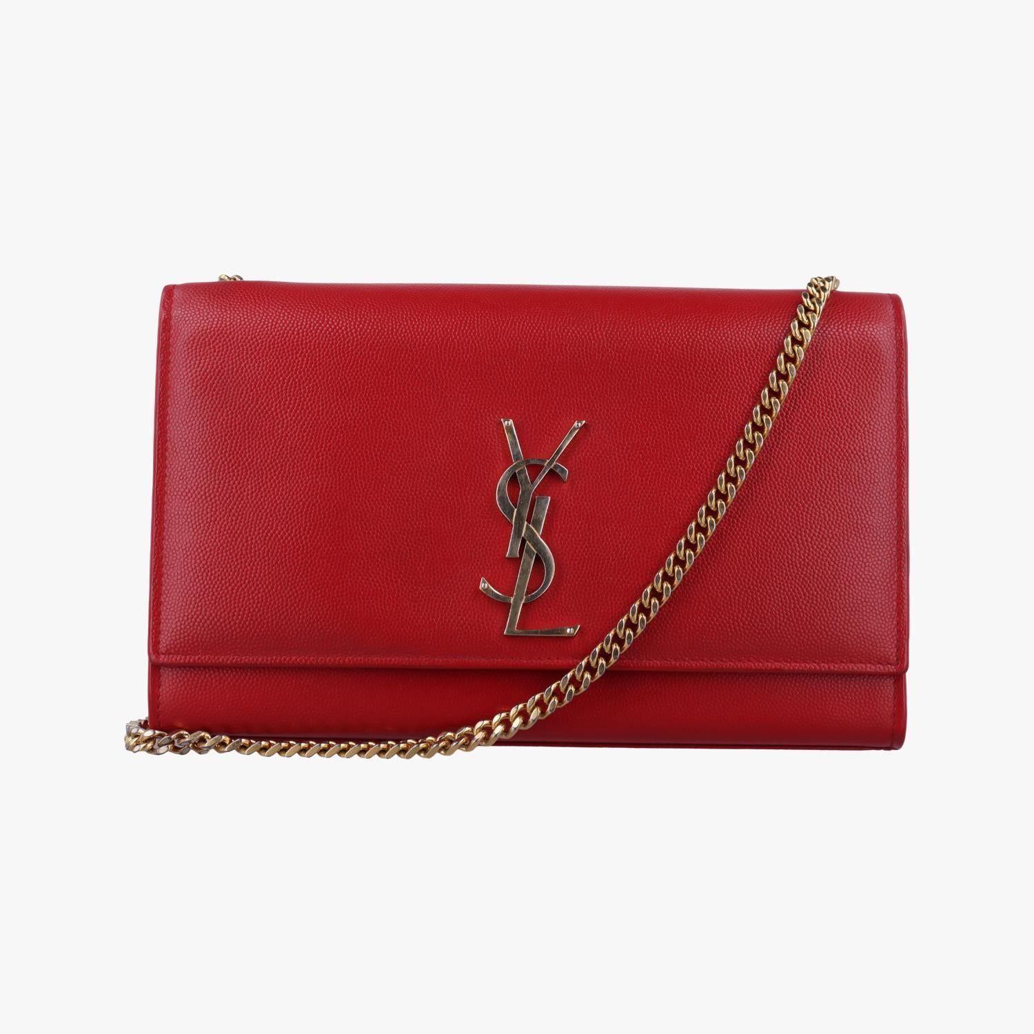 イヴサンローラン Yves saint Laurent ショルダーバッグ レディース ケイト レッド レザー VNZ364021.0615