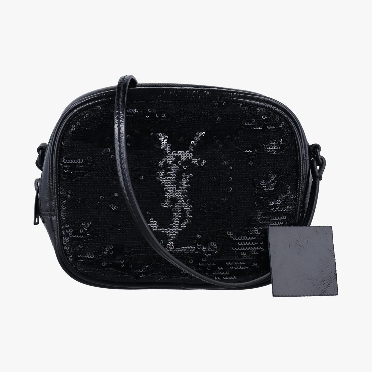 イヴサンローラン Yves saint Laurent ショルダーバッグ レディース ブロガー ブラック パテント PTR482409.0617