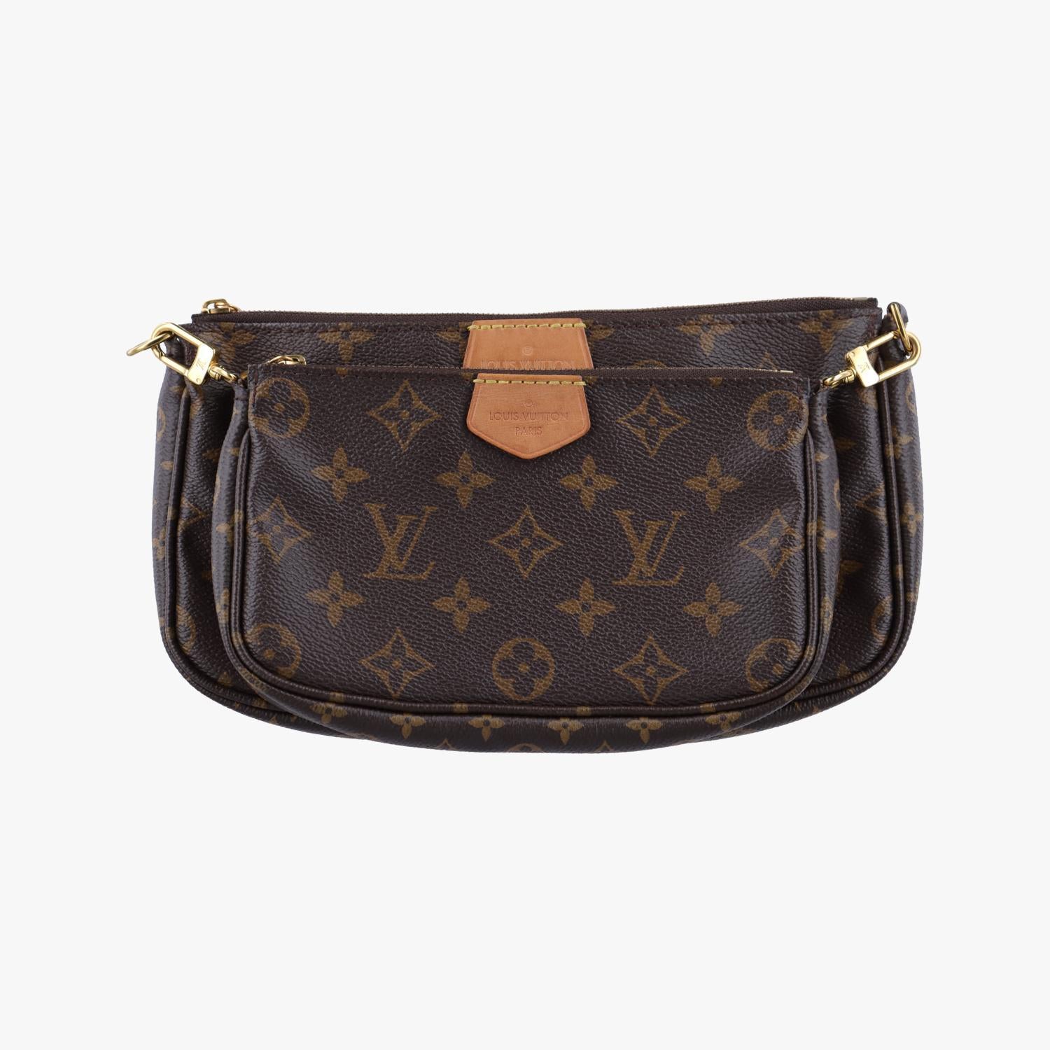 ルイヴィトン Louis Vuitton ショルダーバッグ レディース ミュルティ·ポシェット·アクセソワール ブラウン モノグラム キャンバス M44813 CA4260