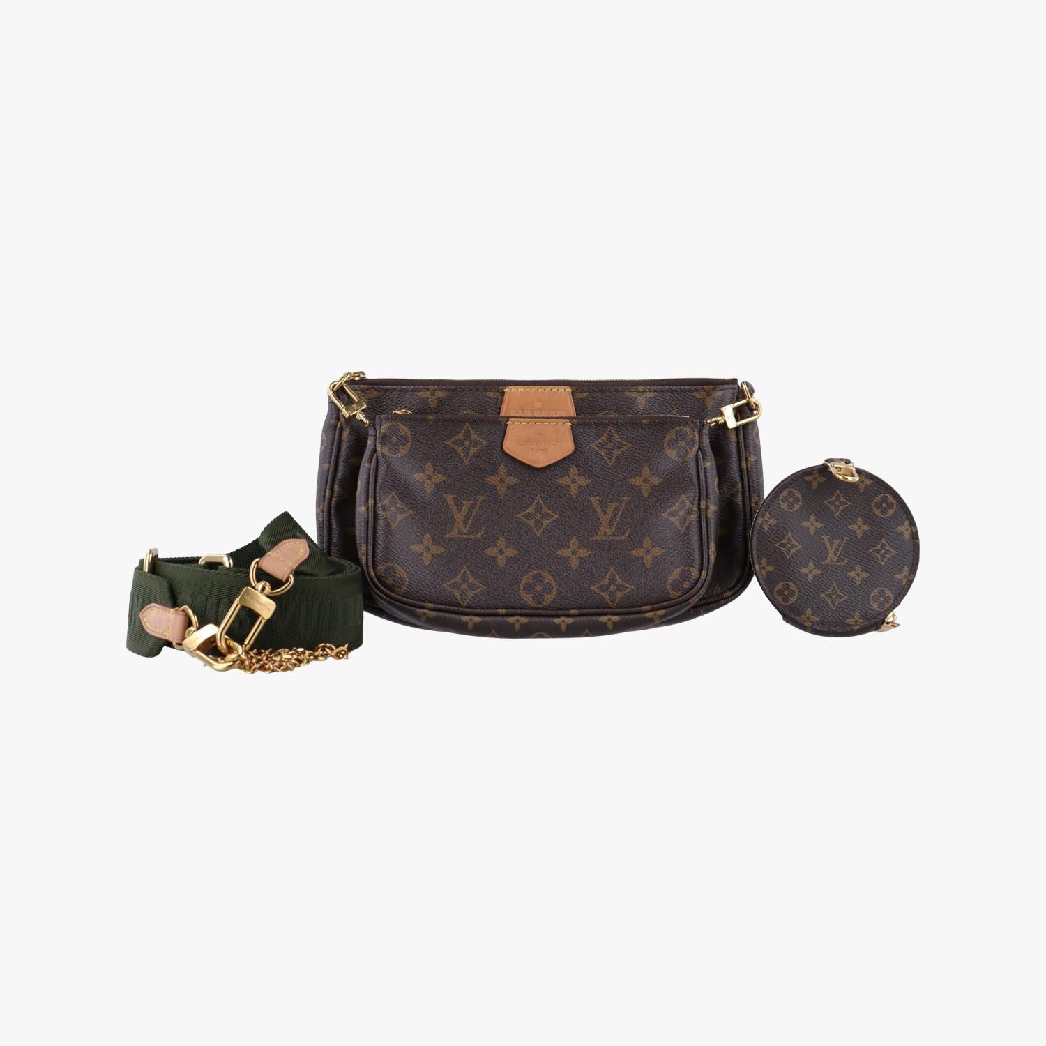 ルイヴィトン Louis Vuitton ショルダーバッグ レディース ミュルティ·ポシェット·アクセソワール ブラウン モノグラム キャンバス M44813 CA4260