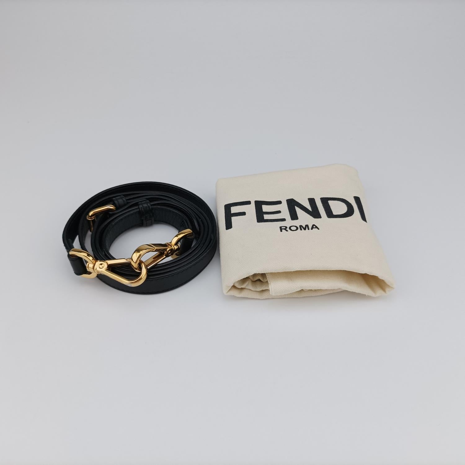 フェンディ Fendi ショルダーバッグ レディース キャム/ズッカ柄 ブラック レザー 8BS019 A5K4 189.0189