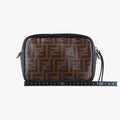 フェンディ Fendi ショルダーバッグ レディース キャム/ズッカ柄 ブラック レザー 8BS019 A5K4 189.0189