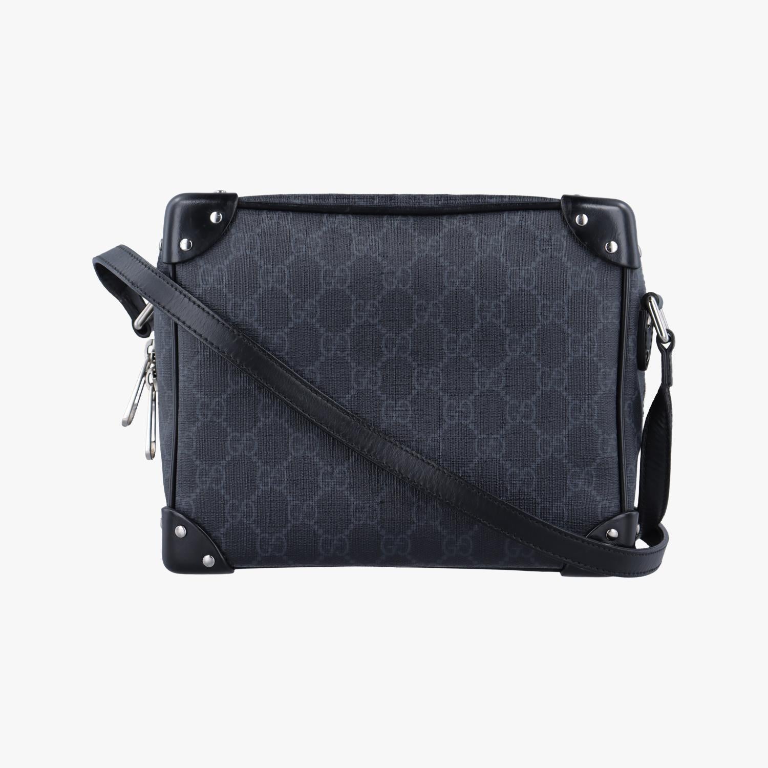 グッチ Gucci ショルダーバッグ レディース GGプラス·GGスプリーム ブラック PVCコーティングキャンバス 626363 D034850524