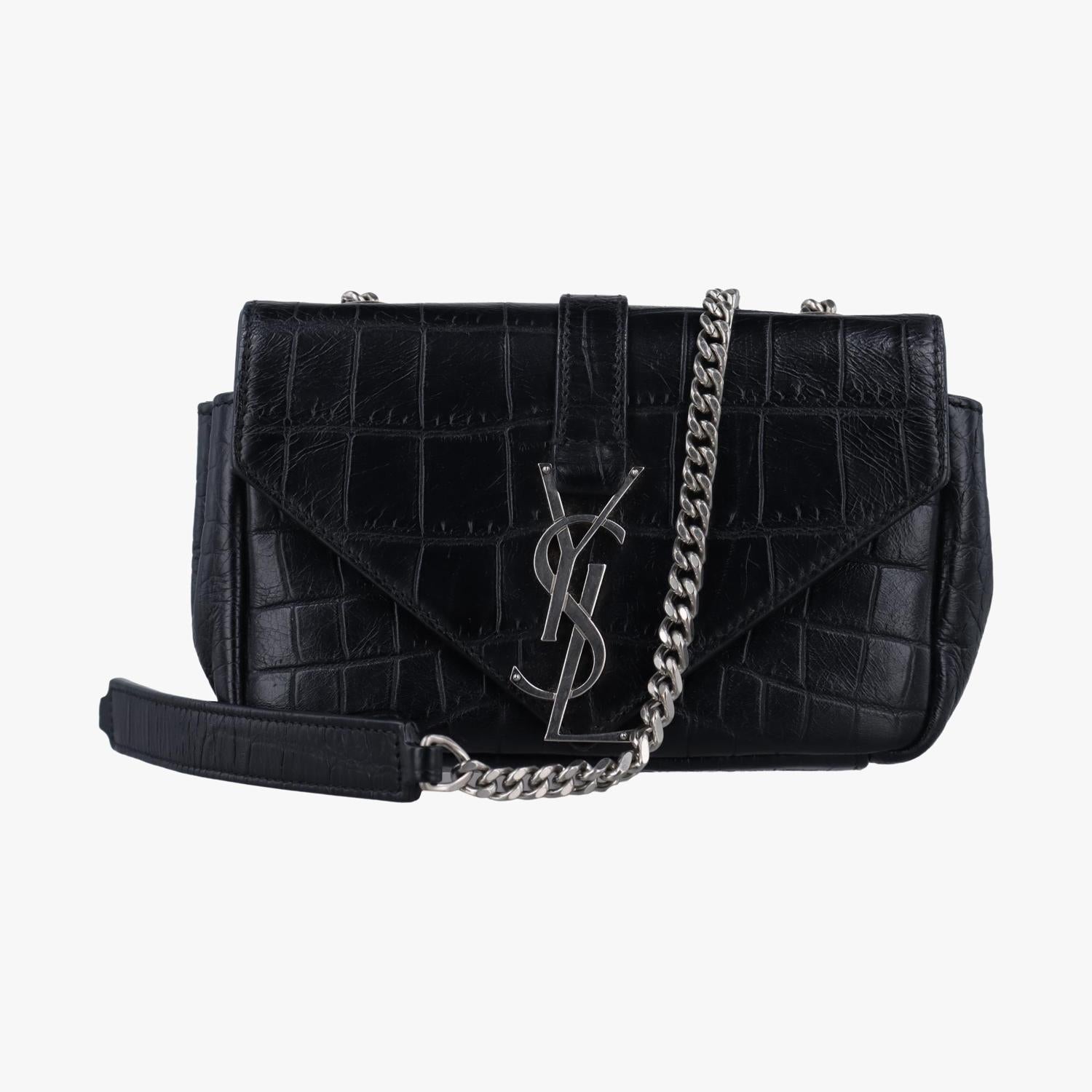 イヴサンローラン Yves saint Laurent ショルダーバッグ レディース モノグラム ブラック レザー CLD405342.1015