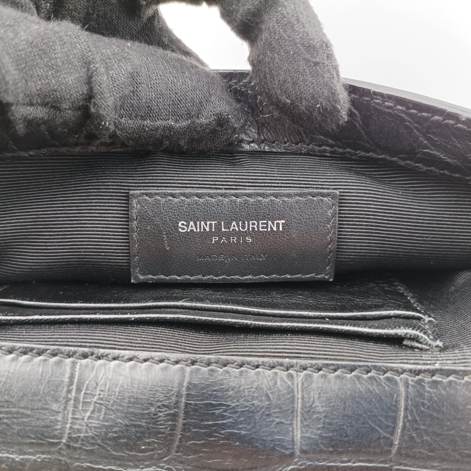 イヴサンローラン Yves saint Laurent ショルダーバッグ レディース モノグラム ブラック レザー CLD405342.1015