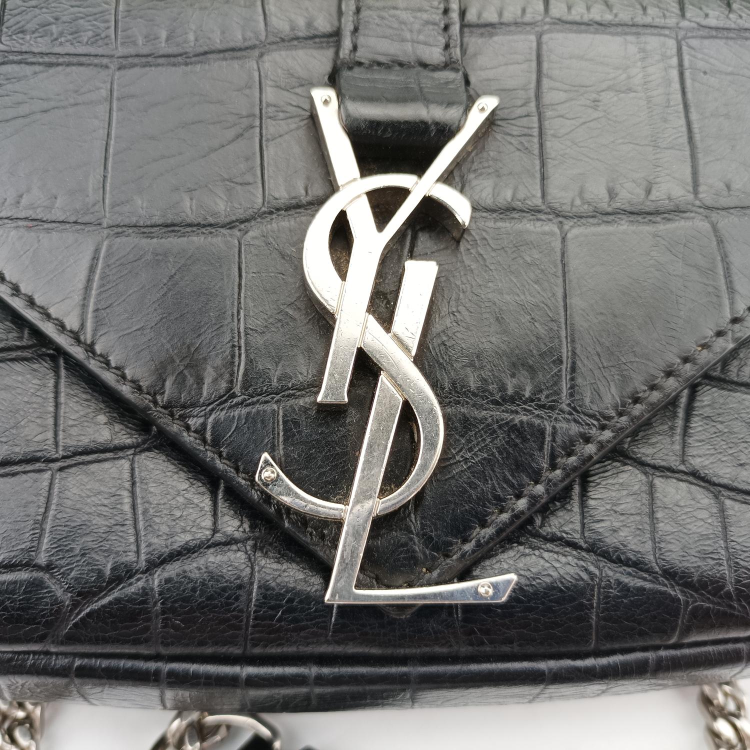 イヴサンローラン Yves saint Laurent ショルダーバッグ レディース モノグラム ブラック レザー CLD405342.1015