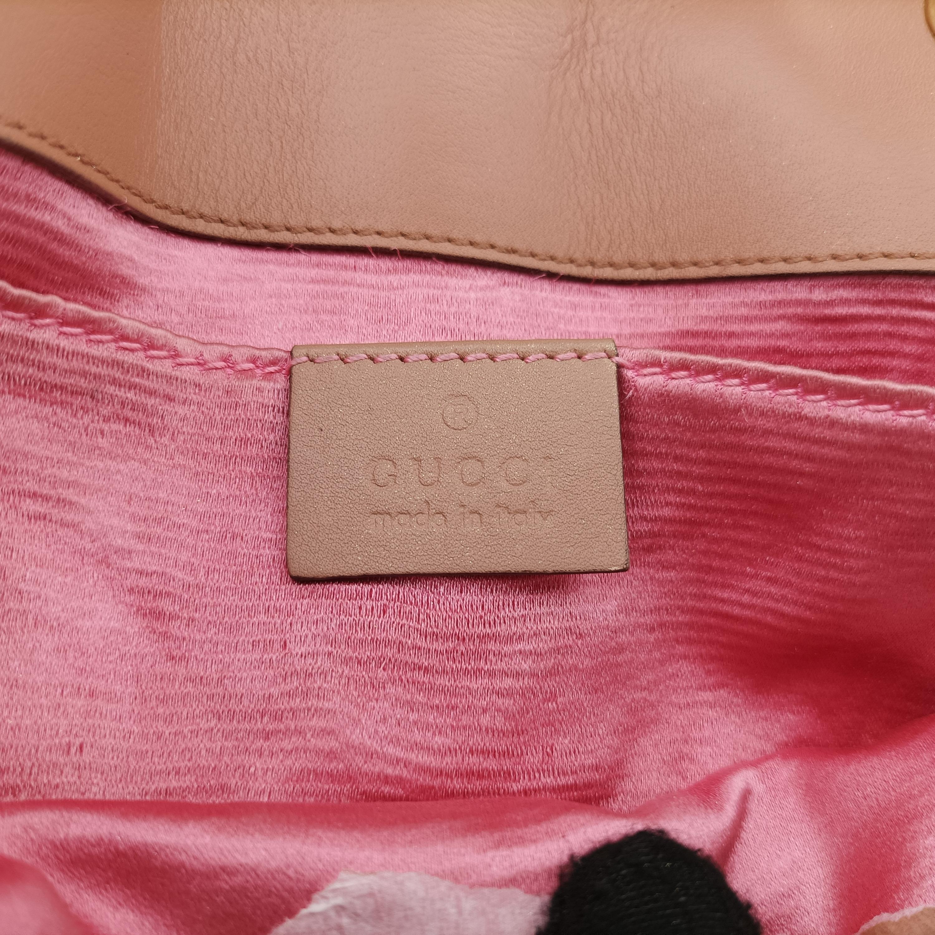 グッチ Gucci ショルダーバッグ レディース GGマーモント ゴールド レザー 446744 B021447795