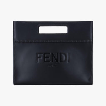 フェンディ Fendi ショルダーバッグ レディース ショッパー スモール ブラック レザー 7VA547 AC9L 219-10429