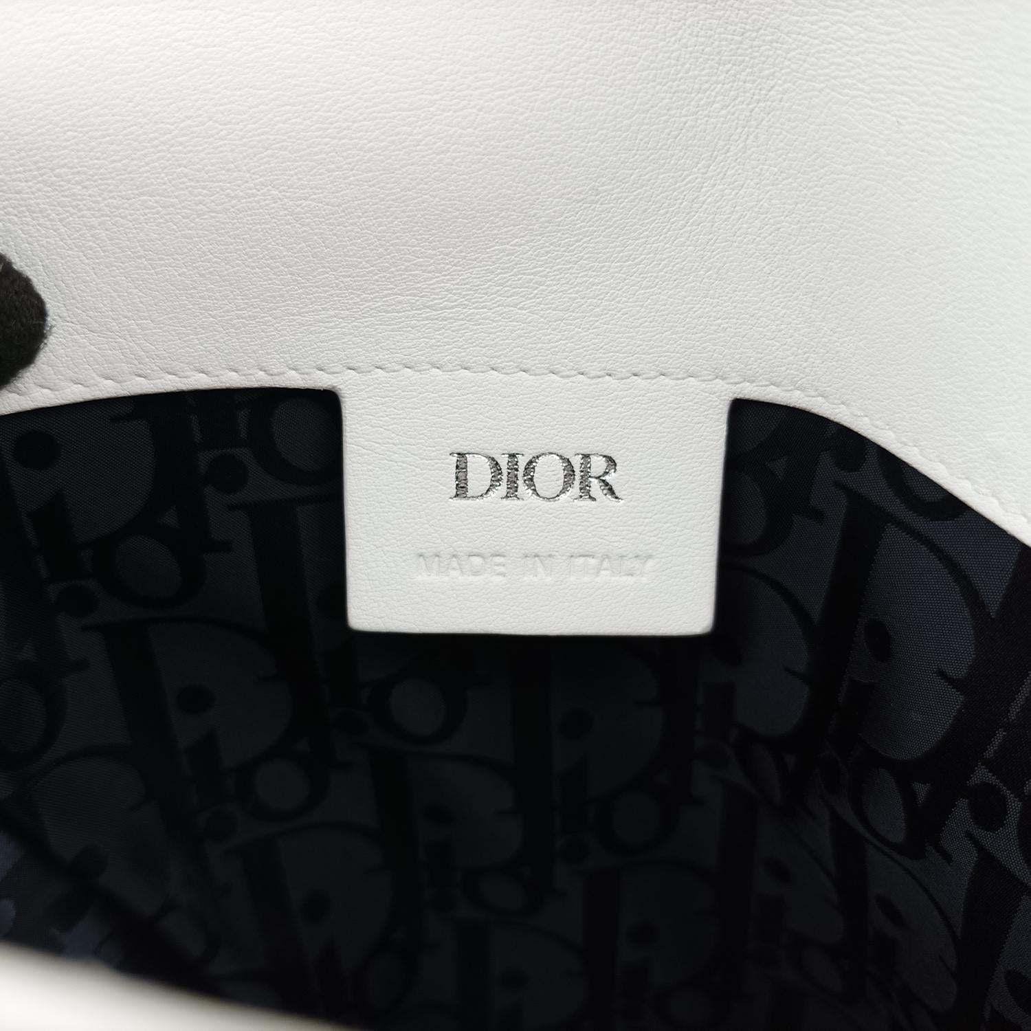 クリスチャンディオール Christian Dior ショルダーバッグ レディース サドル ホワイト レザー 29-BO-0220