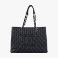 シャネル Chanel ショルダーバッグ レディース マトラッセ ココマーク GST ブラック キャビアスキン A50995 18446043