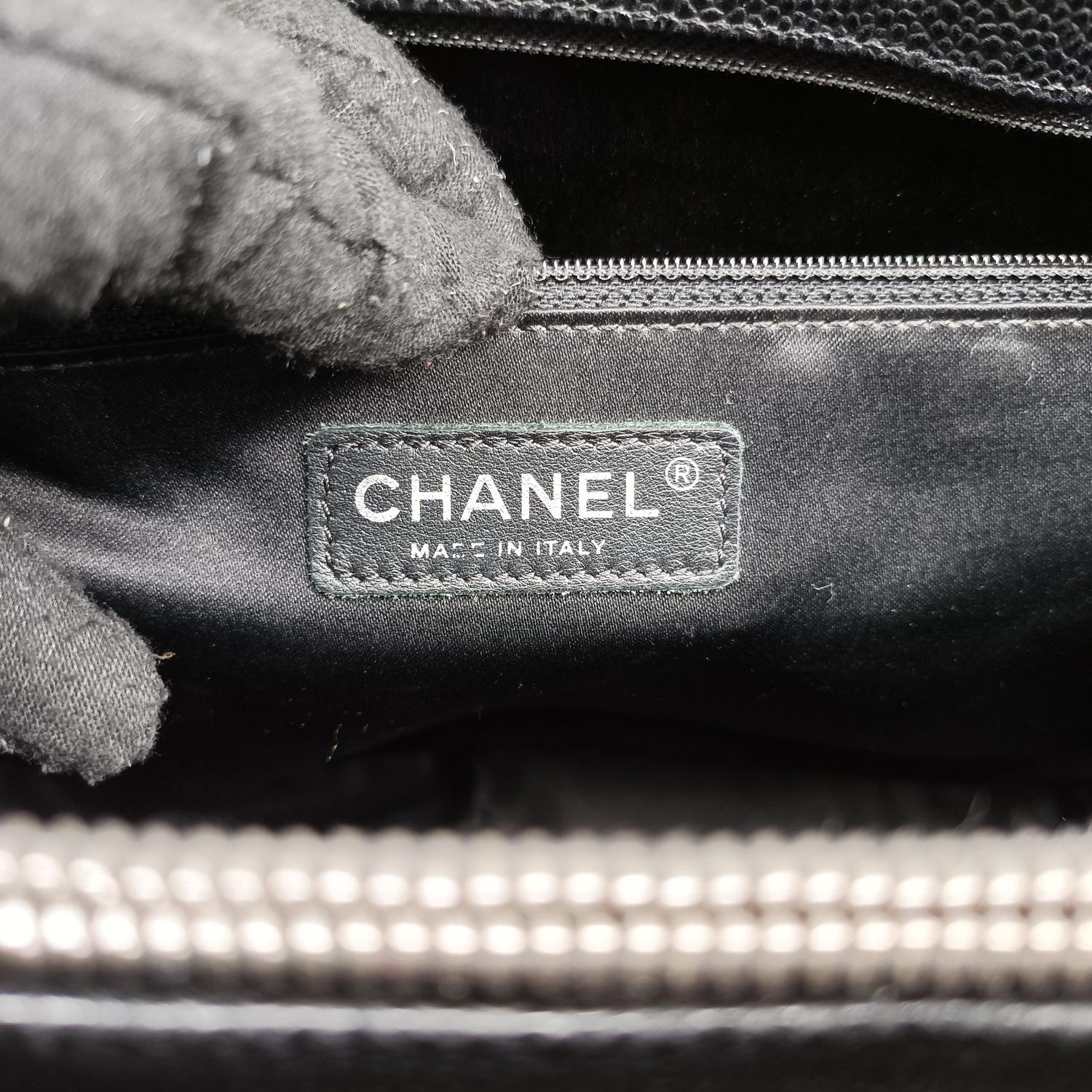 シャネル Chanel ショルダーバッグ レディース マトラッセ ココマーク GST ブラック キャビアスキン A50995 18446043