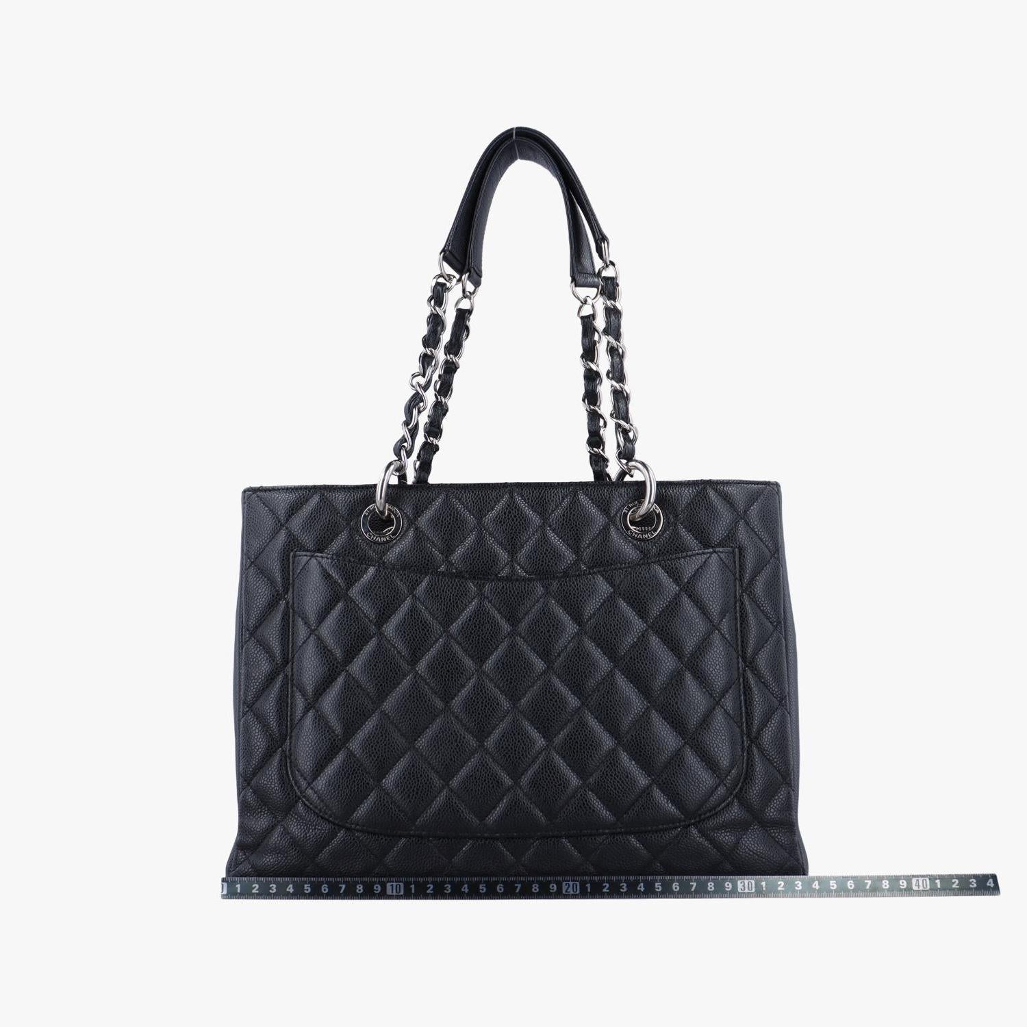 シャネル Chanel ショルダーバッグ レディース マトラッセ ココマーク GST ブラック キャビアスキン A50995 18446043