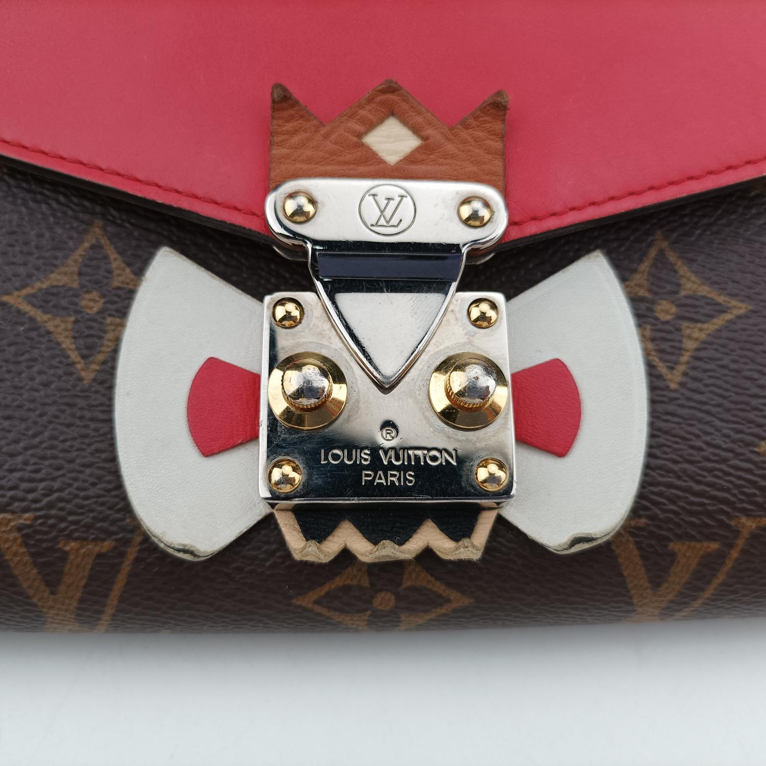 ルイヴィトン Louis Vuitton ショルダーバッグ レディース ポルトフォイユサラ トライバルマスク ブラウン モノグラムキャンバス×カーフレザー M60791 SP4134