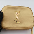 イヴサンローラン Yves saint Laurent ショルダーバッグ レディース ブロガー ゴールド レザー GNR381636.0115