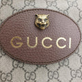 グッチ Gucci ショルダーバッグ レディース シェリーライン キャットヘッド グレー PVCコーティングキャンバス 473875 I028322754