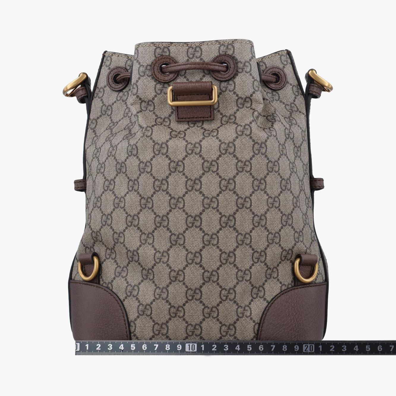 グッチ Gucci ショルダーバッグ レディース シェリーライン キャットヘッド グレー PVCコーティングキャンバス 473875 I028322754