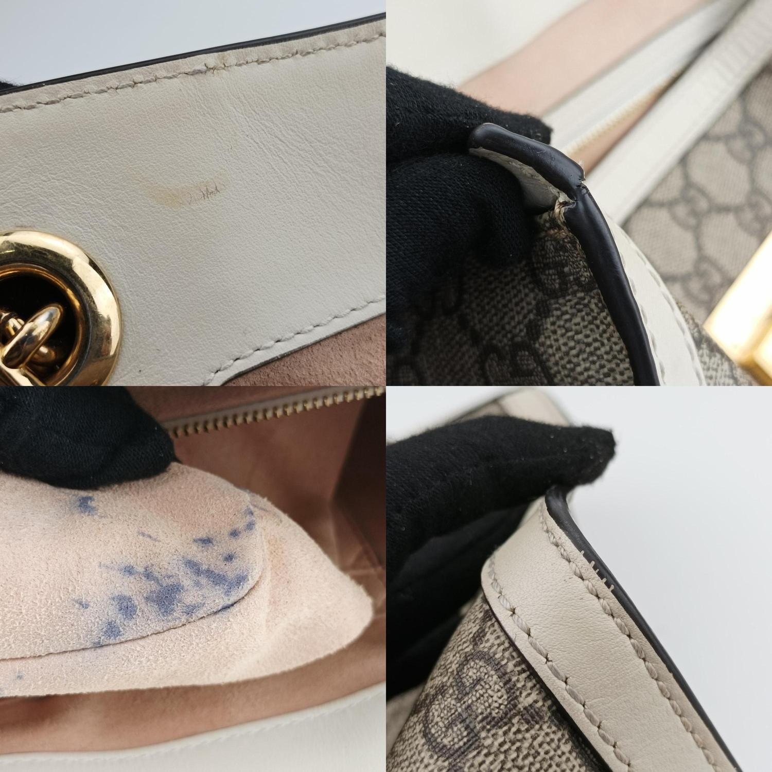 グッチ Gucci ショルダーバッグ レディース パドロック グレー PVCコーティングキャンバス ×レザー 479197 D028422666