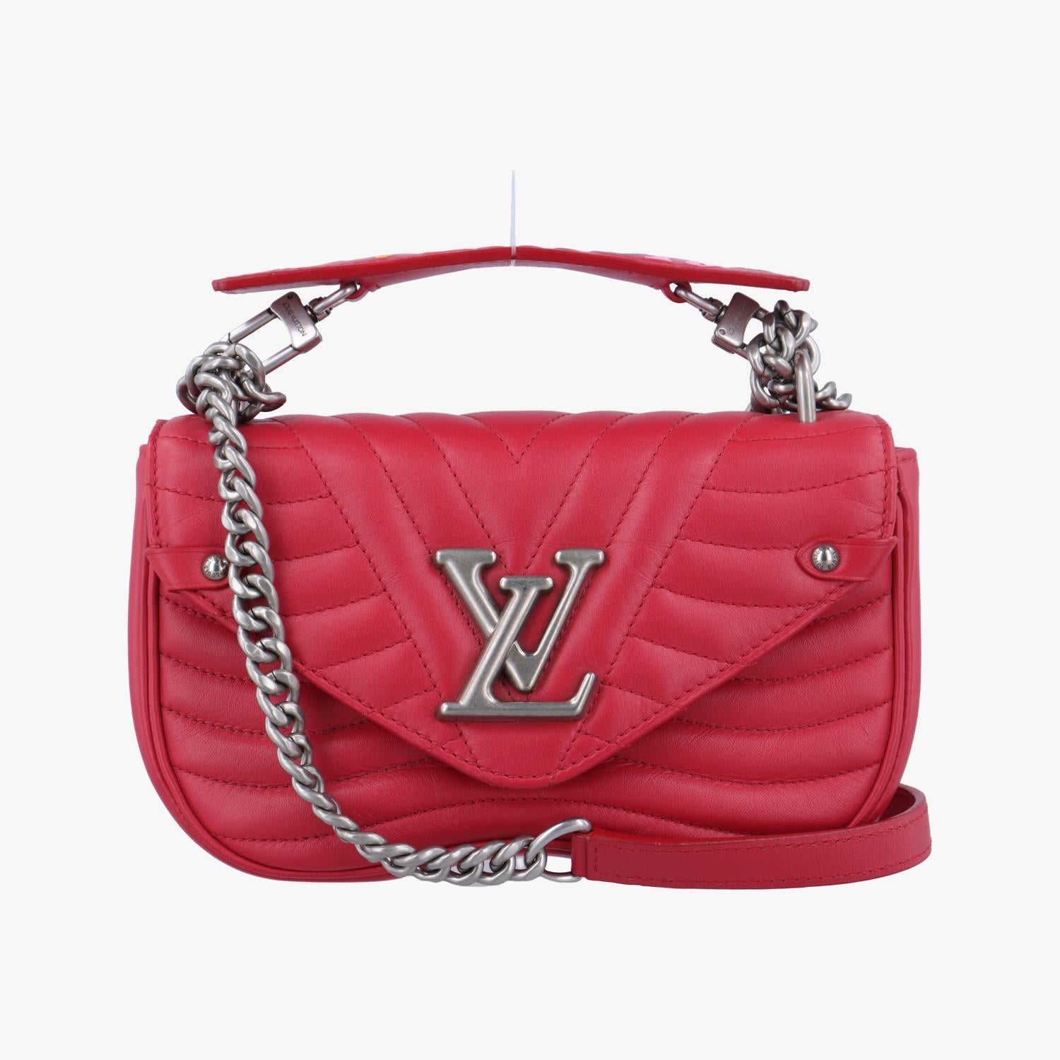 ルイヴィトン Louis Vuitton ショルダーバッグ レディース ニューウェーブPM レッド レザー M51930 NZ1109