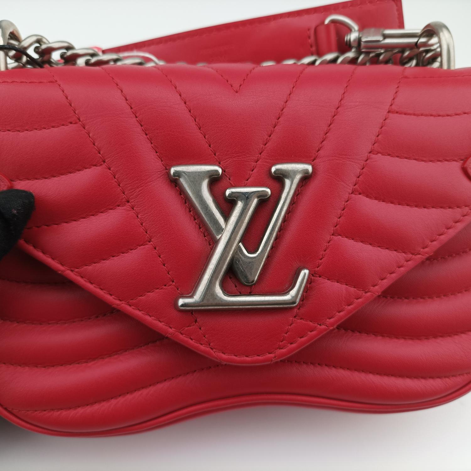 ルイヴィトン Louis Vuitton ショルダーバッグ レディース ニューウェーブPM レッド レザー M51930 NZ1109