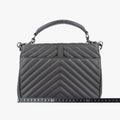 イヴサンローラン Yves saint Laurent ショルダーバッグ レディース カレッジ グレー レザー PMR428056.0616