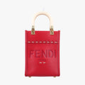 フェンディ Fendi ショルダーバッグ レディース サンシャイン ショッパー レッド レザー 8BS051 AHNV 12085-219