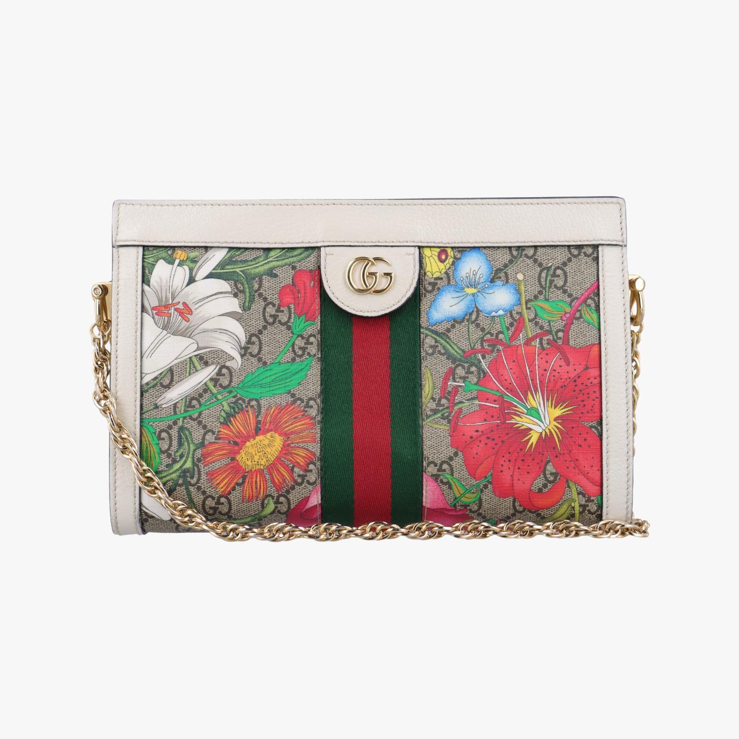 グッチ Gucci ショルダーバッグ レディース オフィディア グレー PVCコーティングキャンバス ×レザー 503877 A031580326