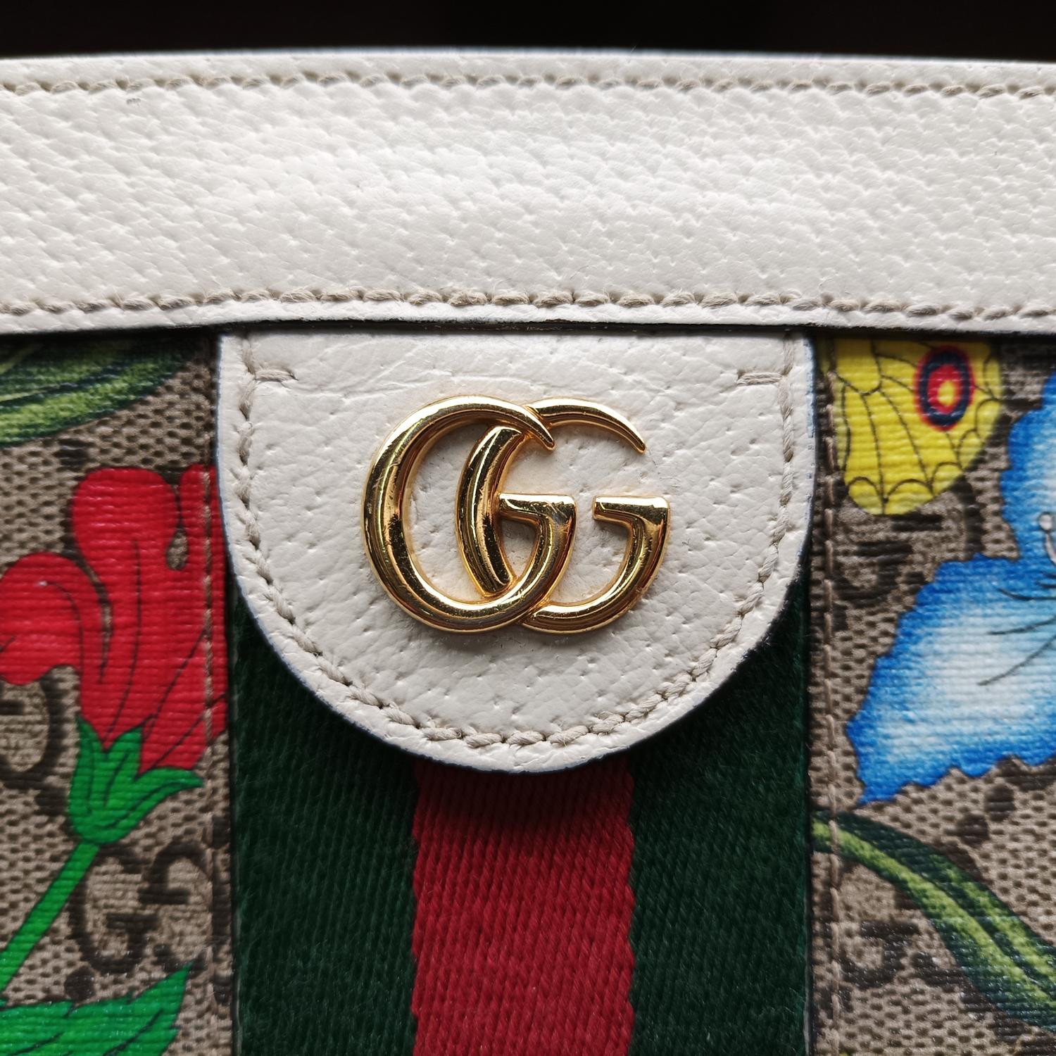 グッチ Gucci ショルダーバッグ レディース オフィディア グレー PVCコーティングキャンバス ×レザー 503877 A031580326