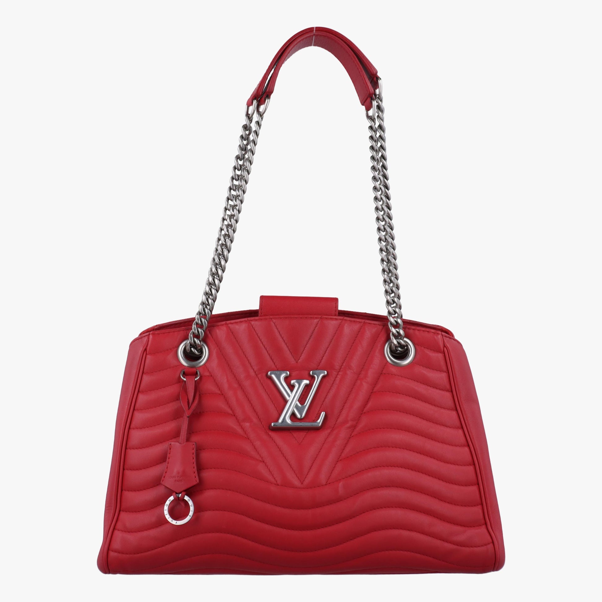 ルイヴィトン Louis Vuitton ショルダーバッグ レディース ニューウェーブ レッド レザー M51497 TJ3148