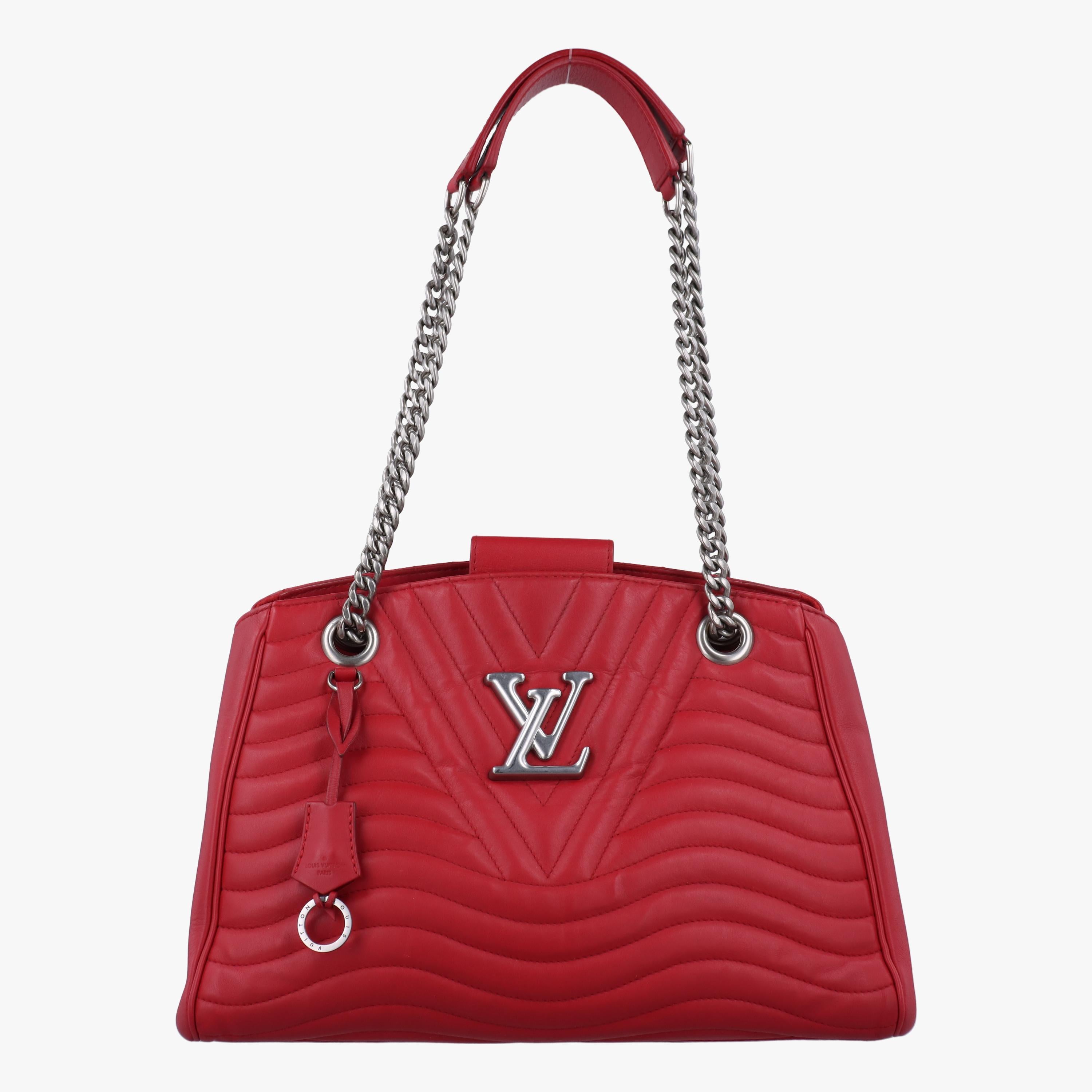 ルイヴィトン Louis Vuitton ショルダーバッグ レディース ニューウェーブ レッド レザー M51497 TJ3148