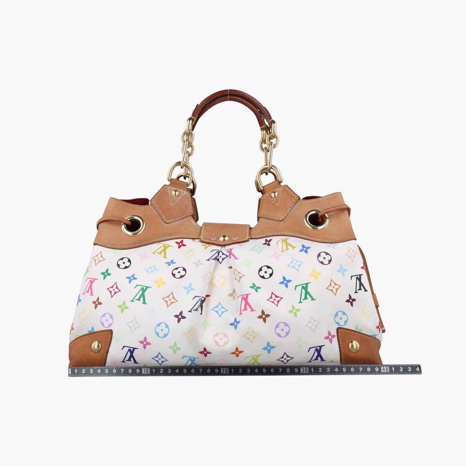 ルイヴィトン Louis Vuitton ハンドバッグ レディース ウルスラ ホワイト モノグラム マルチカラー M40123 TH2057