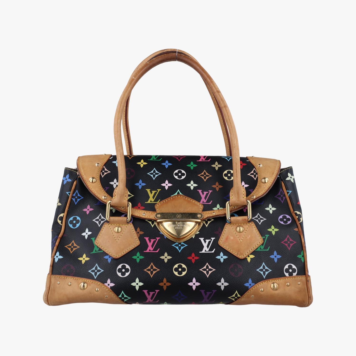 ルイヴィトン Louis Vuitton ハンドバッグ レディース ビバリーGM ブラック モノグラム マルチカラー M40202 DU4008