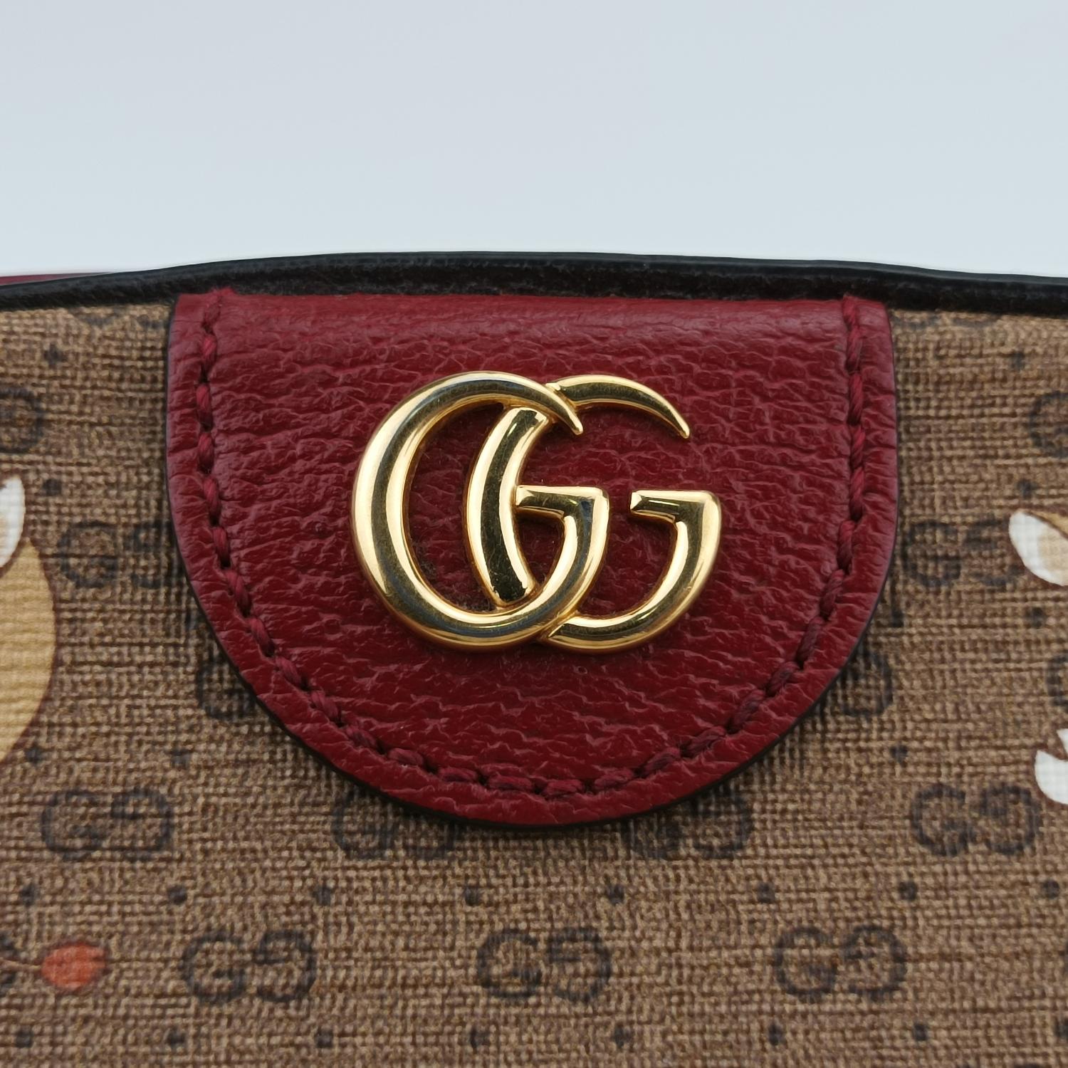 グッチ Gucci ショルダーバッグ レディース ドラえもんコラボ プリント ブラウン GGスプリームキャンバス×レザー 574886 H034299285