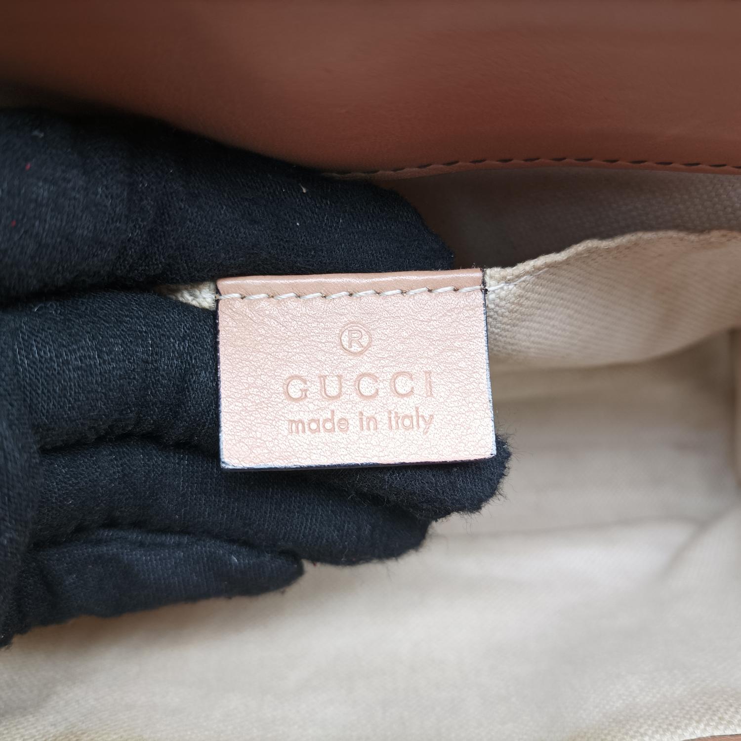 グッチ Gucci ショルダーバッグ レディース エミリー キャメル レザー 369621 H017820499