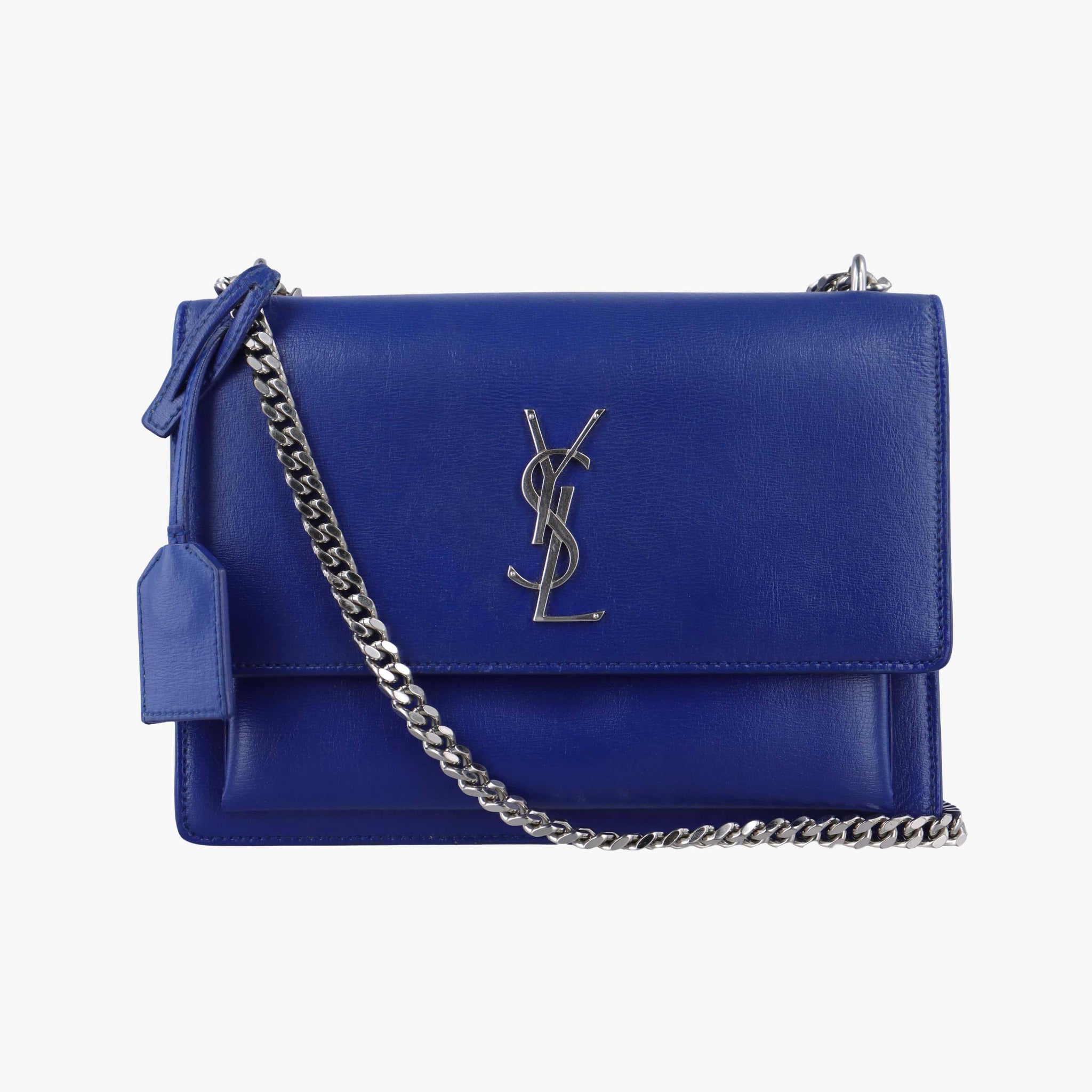 イヴサンローラン Yves saint Laurent ショルダーバッグ レディース サンセット ブルー レザー ALM.442906.0717