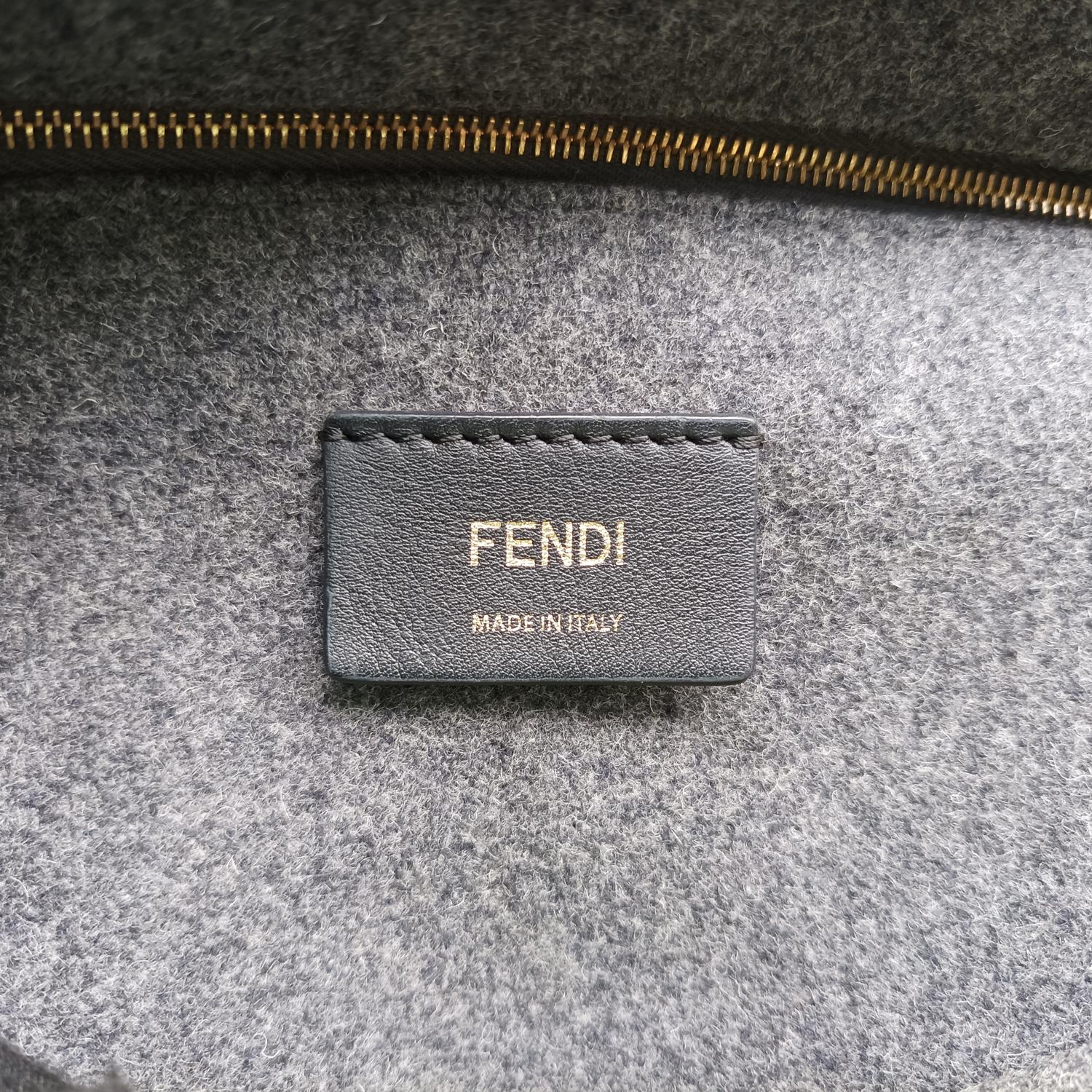 フェンディ Fendi ハンドバッグ レディース サンシャイン グレー ウール 8BH372 AEU8 209-8241