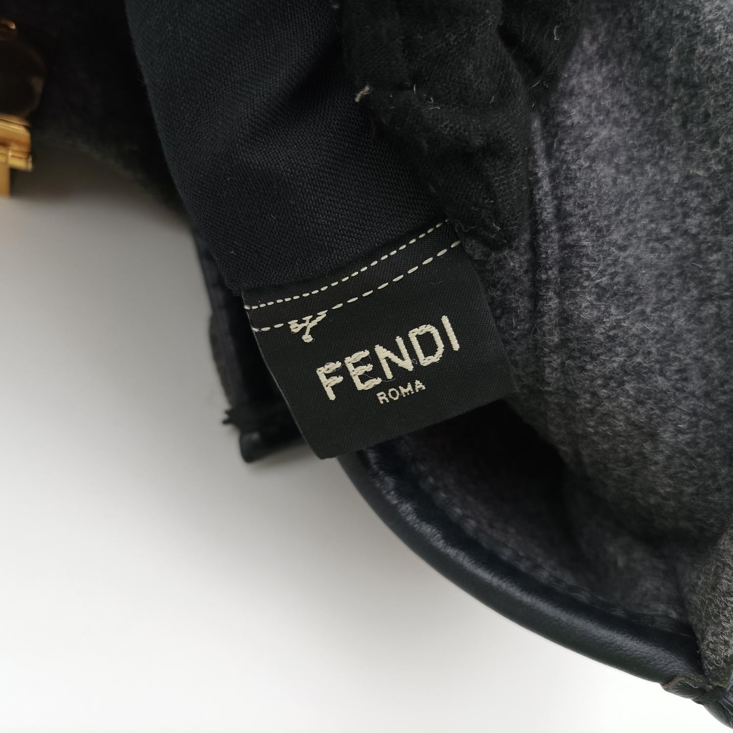 フェンディ Fendi ハンドバッグ レディース サンシャイン グレー ウール 8BH372 AEU8 209-8241