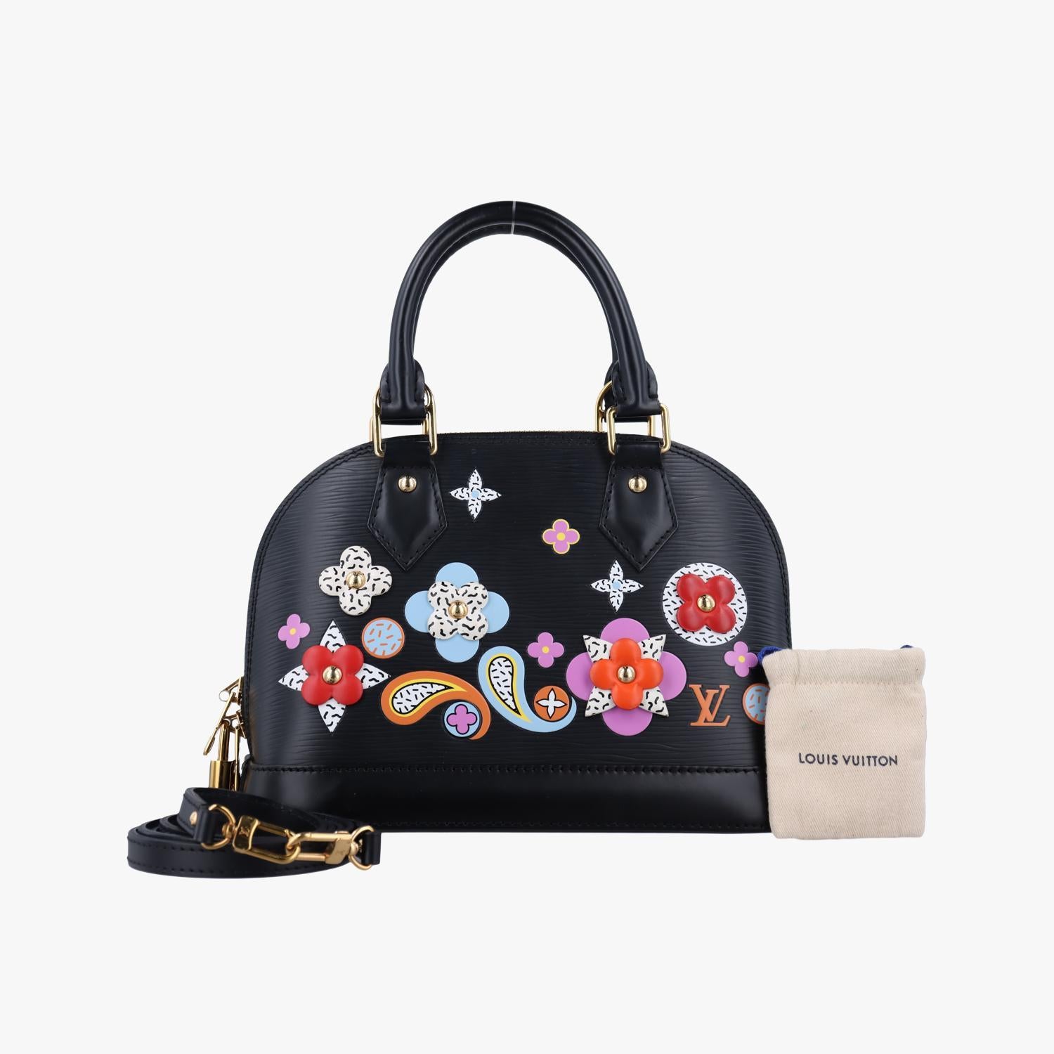 ルイヴィトン Louis Vuitton ショルダーバッグ レディース ブルーミングフラワーズ　アルマBB ブラック エピ M54836 AR4127