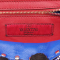 ヴァレンティノ Valentino ボディバッグ/ウェストバッグ レディース ロックスタッズ ブルー レザーxベロア GF-QB46VLL2