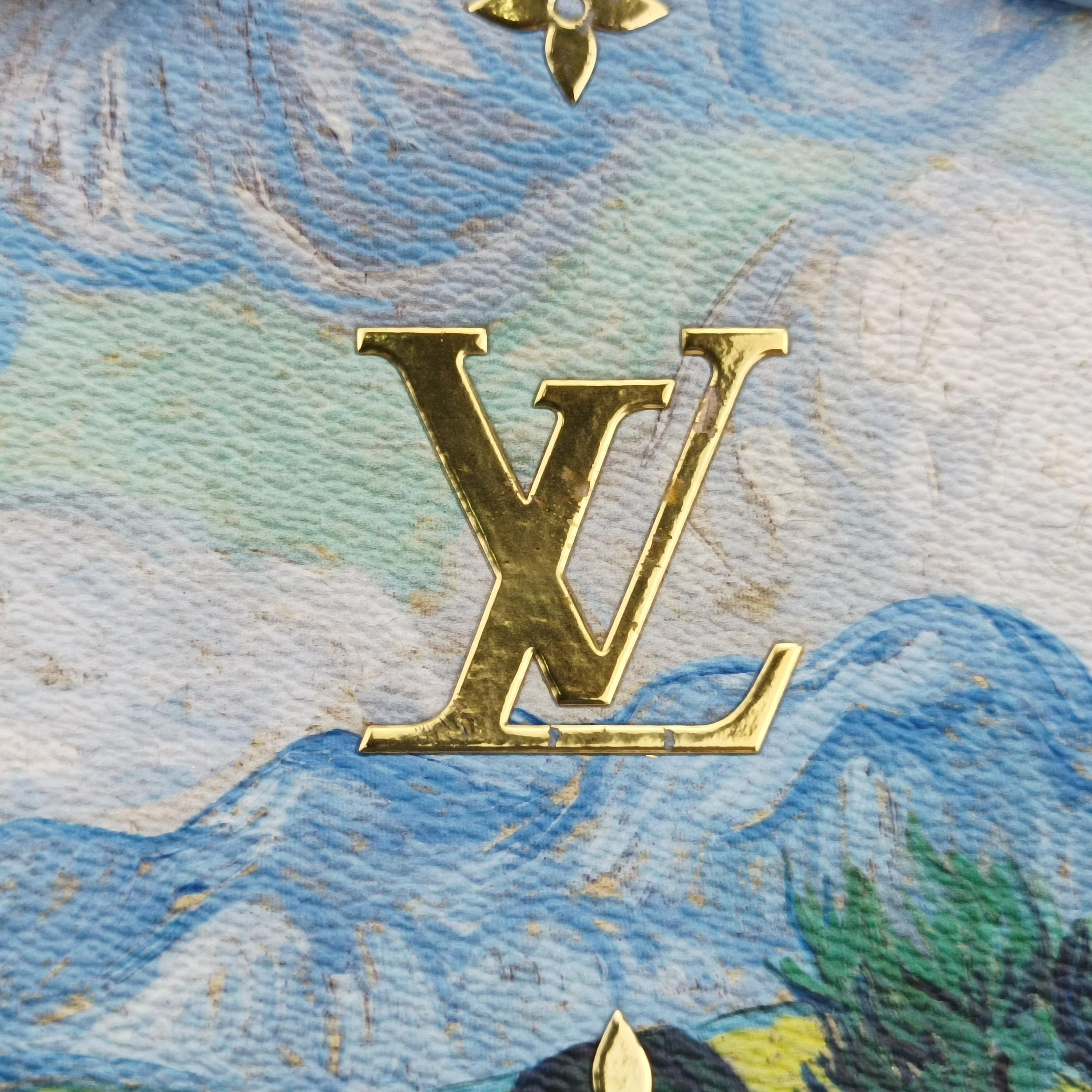 ルイヴィトン Louis Vuitton ボストンバッグ レディース ゴッホ スピーディ30　マスターズコレクション ブルーエ x ライトブルー x マルチカラー モノグラム セルティ M43314 DU2117