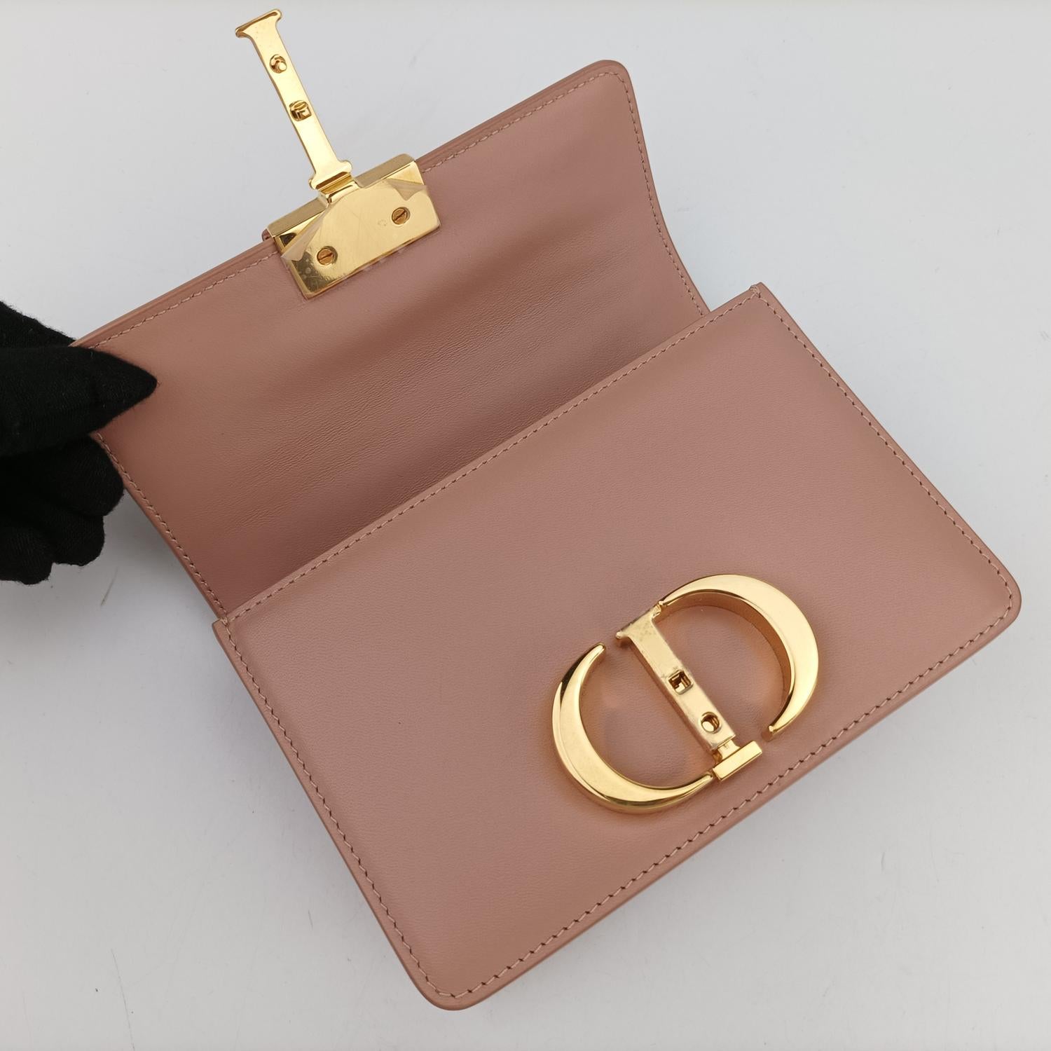 クリスチャンディオール Christian Dior ショルダーバッグ レディース 30モンテーニュ ピンク レザー 19-MA-1221