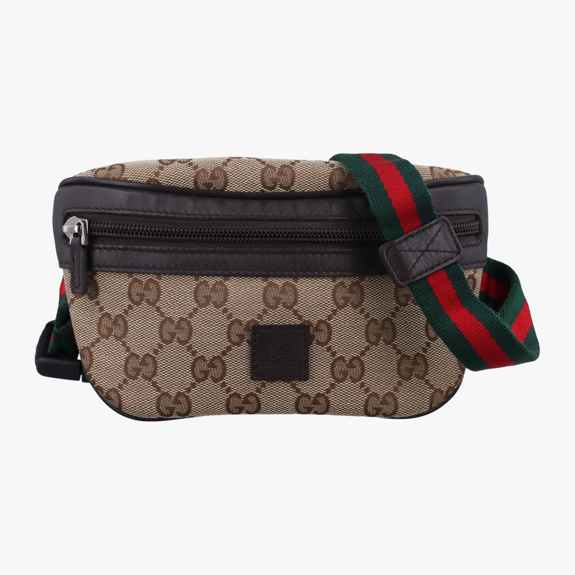 グッチ Gucci ボディバッグ/ウェストバッグ レディース チルドレンズ　シェリーライン ブラウン キャンバス x レザー 311159 H015735804