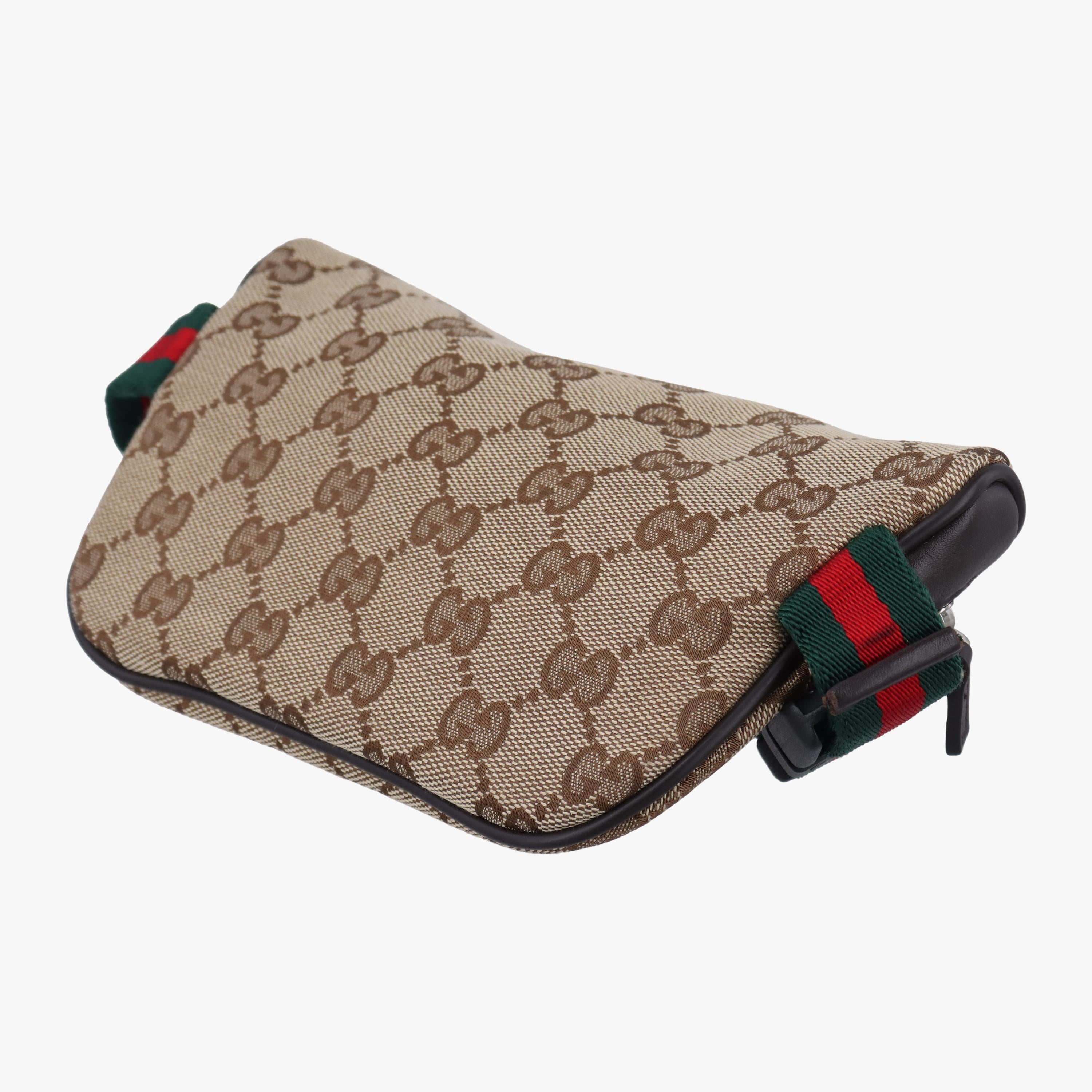 グッチ Gucci ボディバッグ/ウェストバッグ レディース チルドレンズ　シェリーライン ブラウン キャンバス x レザー 311159 H015735804