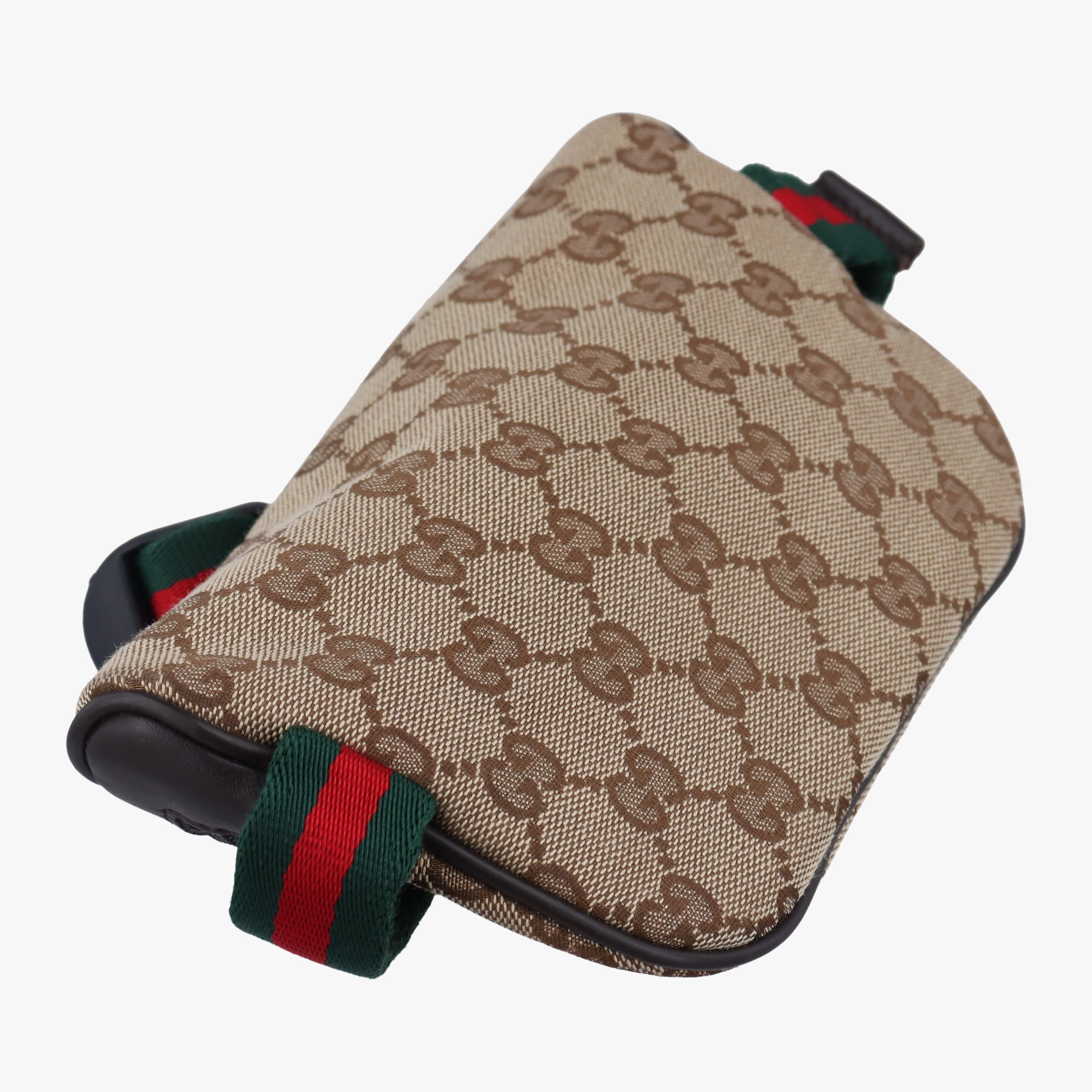 グッチ Gucci ボディバッグ/ウェストバッグ レディース チルドレンズ　シェリーライン ブラウン キャンバス x レザー 311159 H015735804