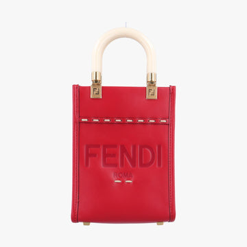 フェンディ Fendi ショルダーバッグ レディース サンシャイン レッド レザー 8BS051 AHNV 12085-219