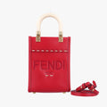 フェンディ Fendi ショルダーバッグ レディース サンシャイン レッド レザー 8BS051 AHNV 12085-219